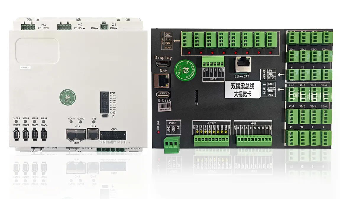 ZY72B8E Ethercat Laser Controller for double beam Engraving