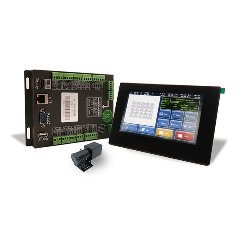 ZY7142G-130 Posicionamento visual Sistema de controle de corte a laser para corte não mental do CCD