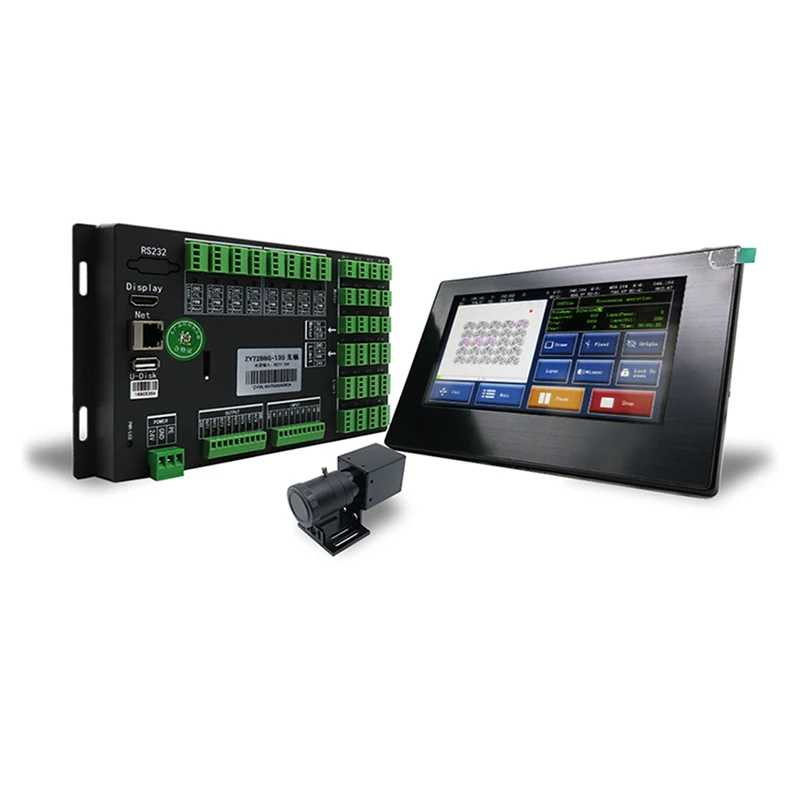 ZY72B8G-130 Posicionamento visual Sistema de controle de corte a laser para corte de couro