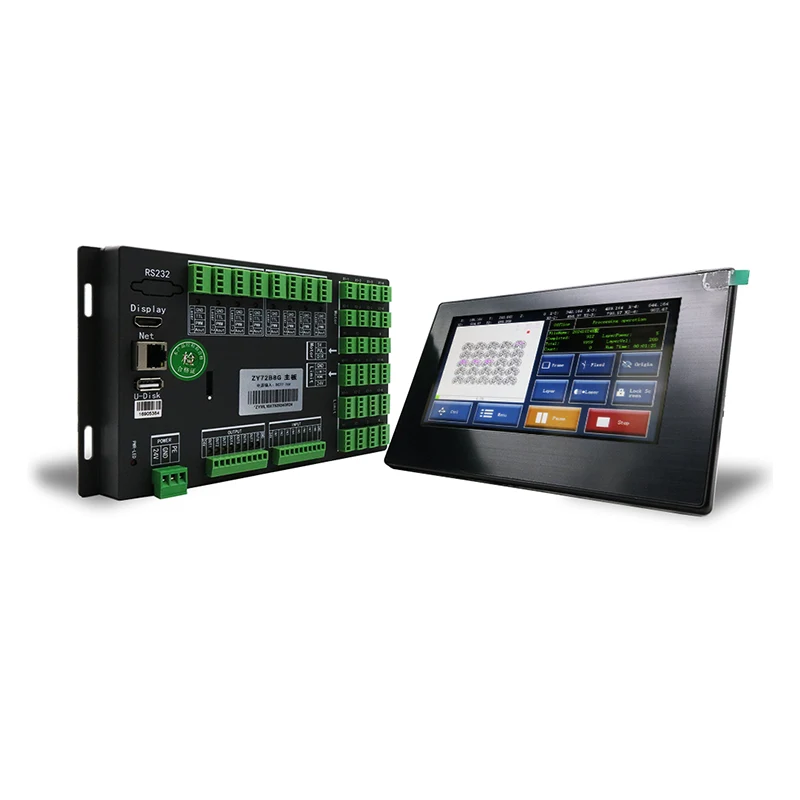 ZY72B8G Corte a laser e quadro de controle de gravação para impressão digital